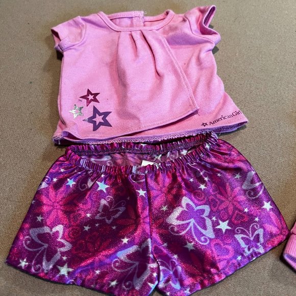 American Girl Pajama Set and Summer Shorts Set - Picture 2 of 4